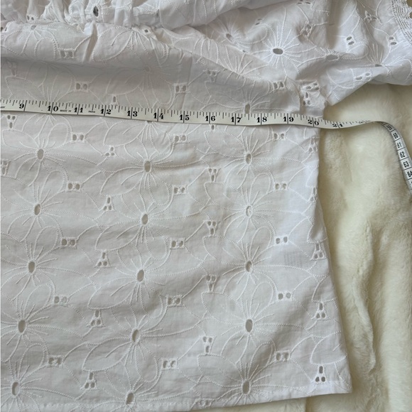CALYPSO ST. BARTH WHITE OFF-SHOULDER BLOUSE | SIZE M - Picture 10 of 14